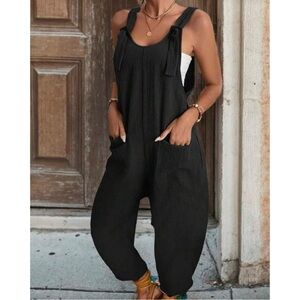 SHEIN Black Casual Jumpsuit